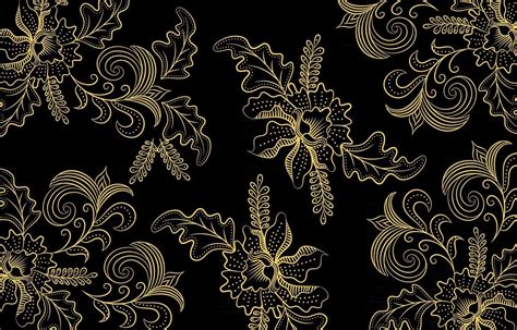 Black Vector Batik .